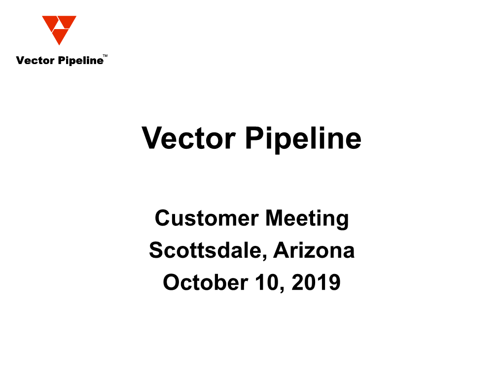 2019 Customer Meeting