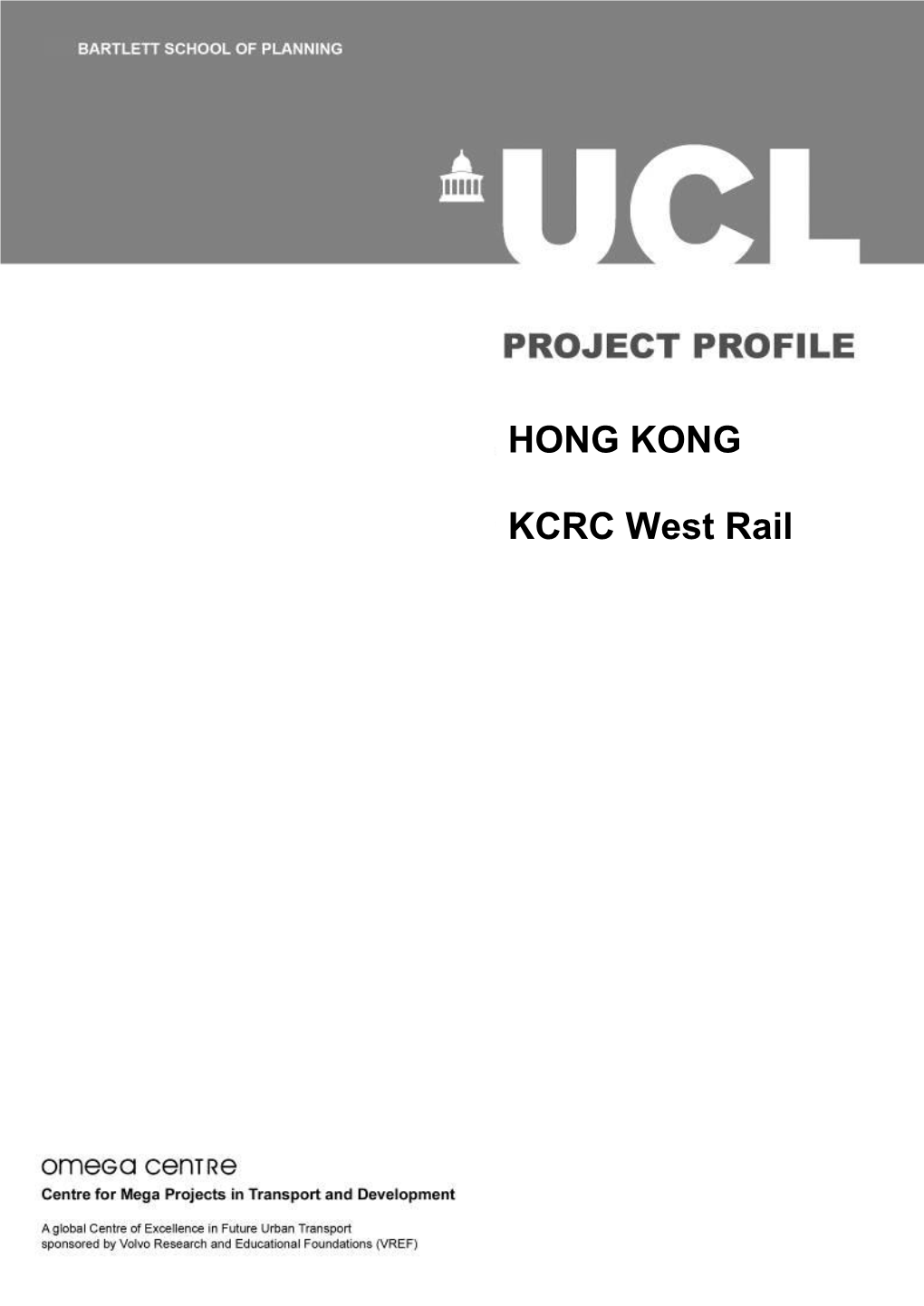 HONG KONG KCRC West Rail