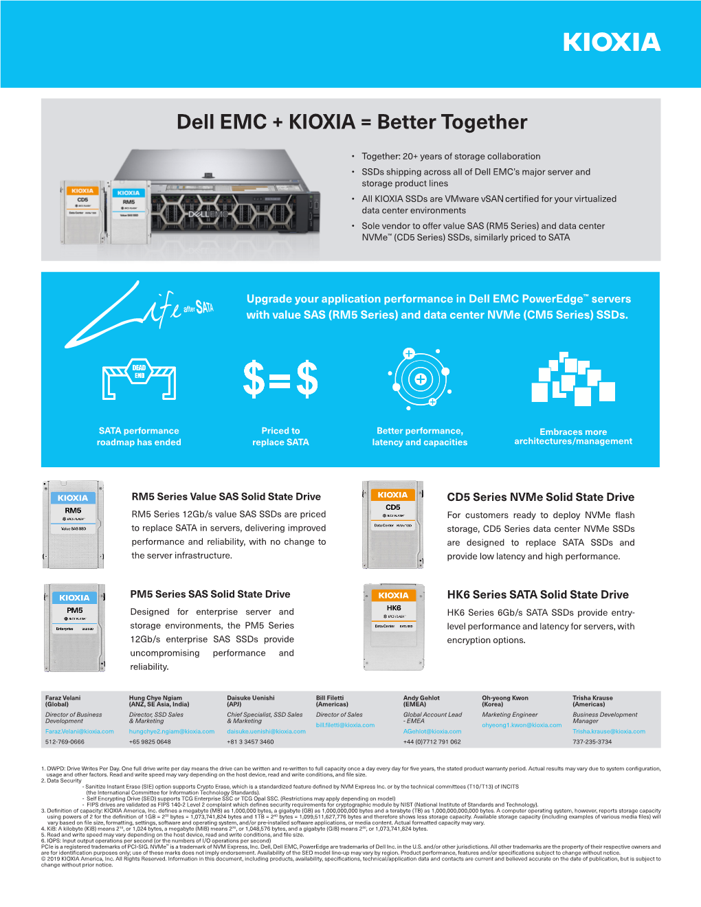 Dell EMC + KIOXIA = Better Together