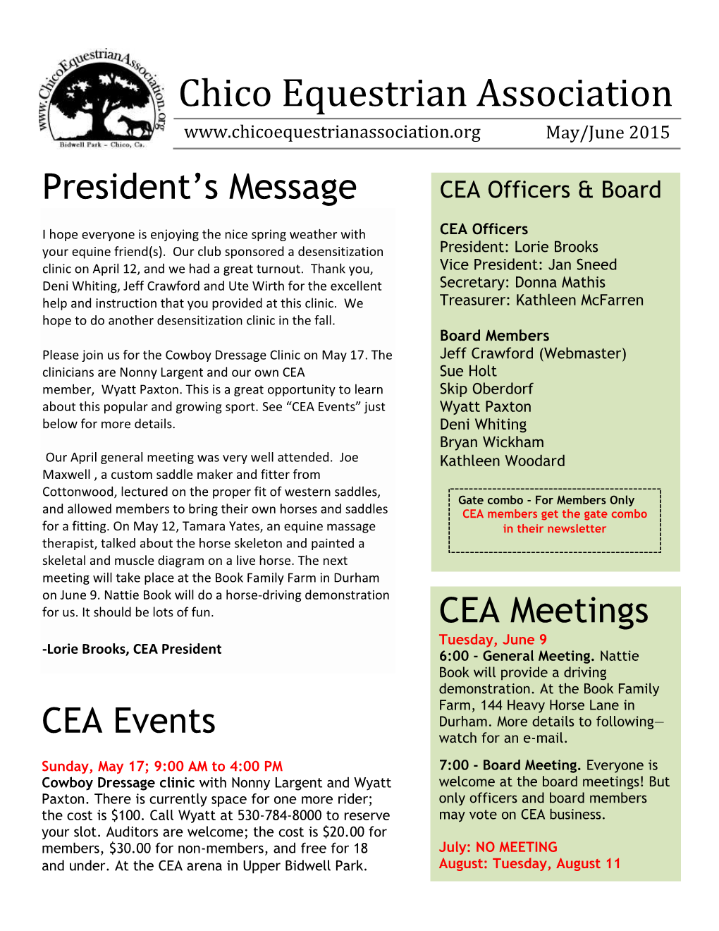 CEA Newsletter May 2015 NO COMBO 5.14.15[...]