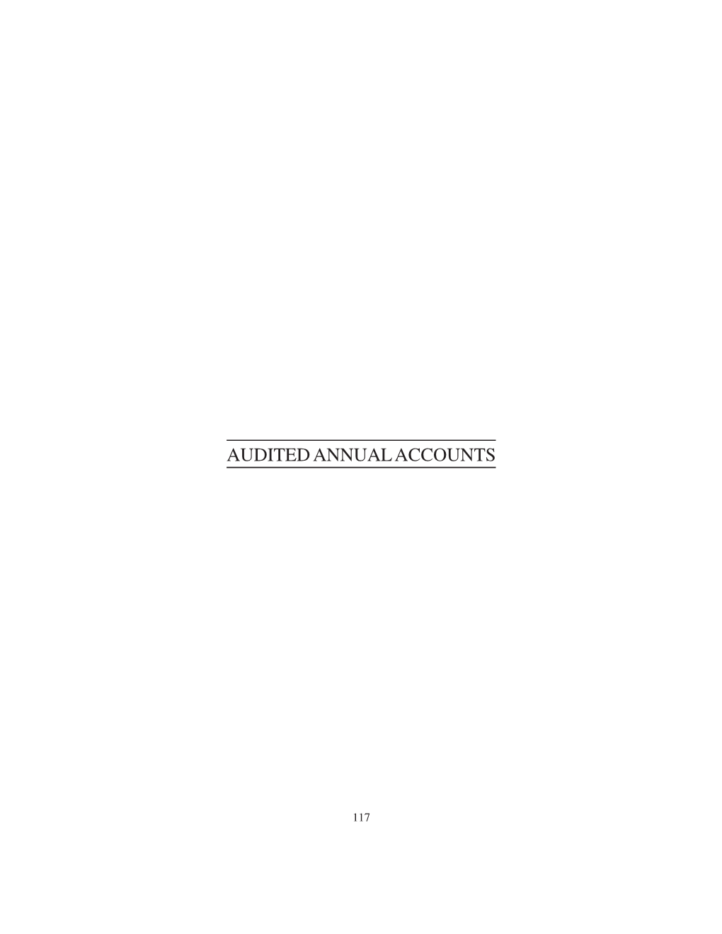 Audited Annual Accounts