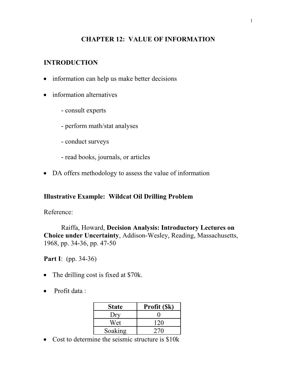 Oil Drilling Problem