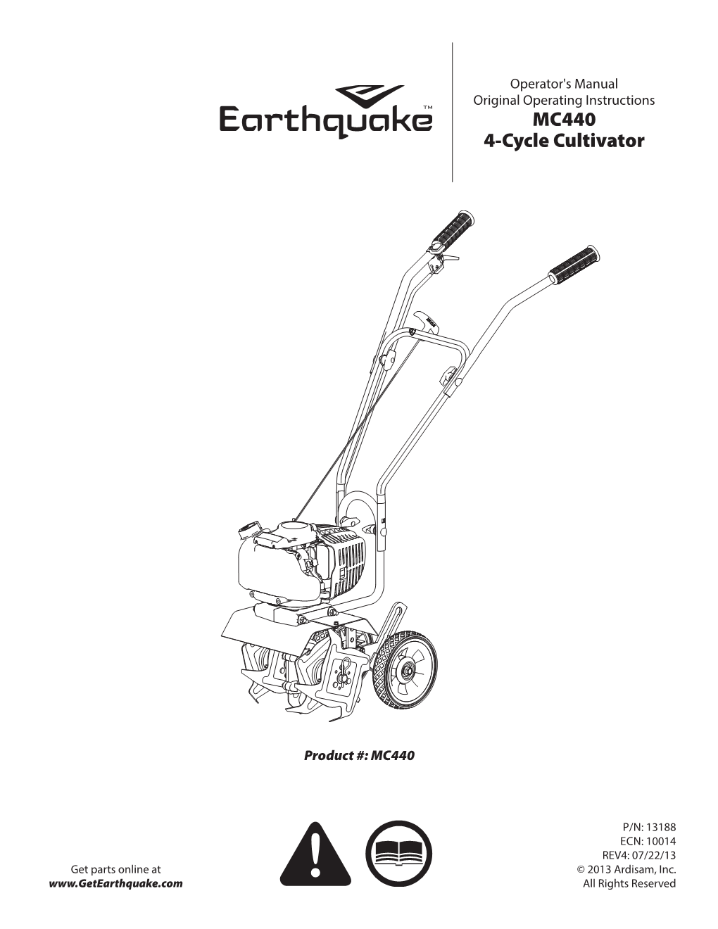 MC440 4-Cycle Cultivator