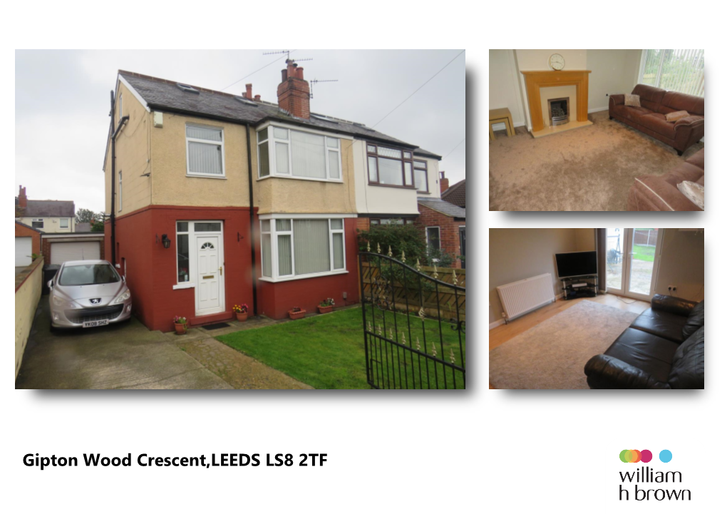 Gipton Wood Crescent,LEEDS LS8 2TF