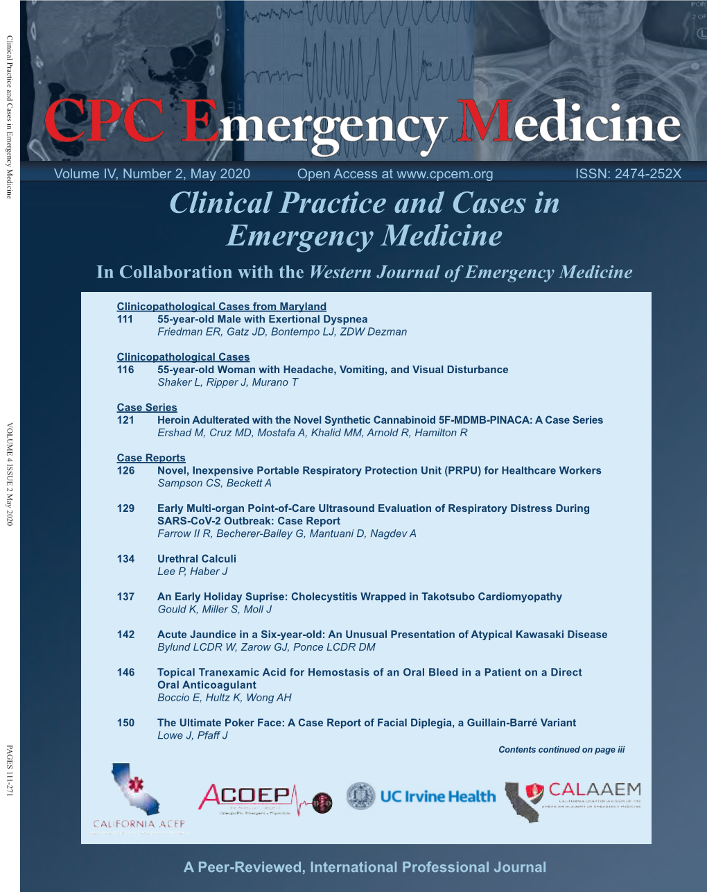 Clinical Practice and Cases in Emergency Medicine