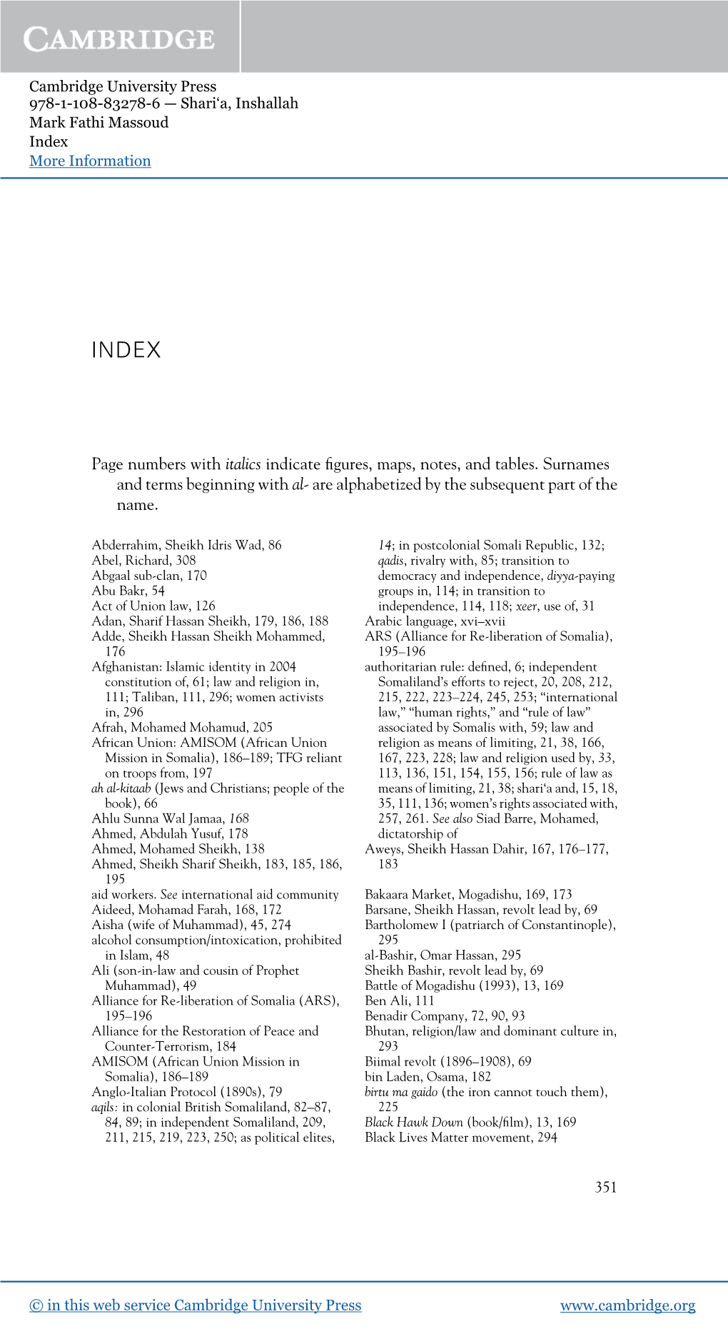 Page Numbers with Italics Indicate Figures, Maps, Notes, and Tables