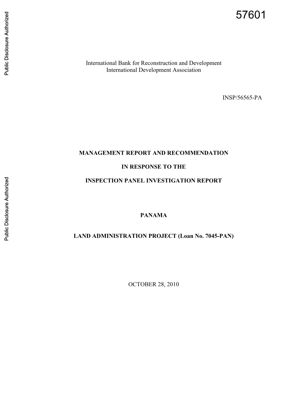 World Bank Document