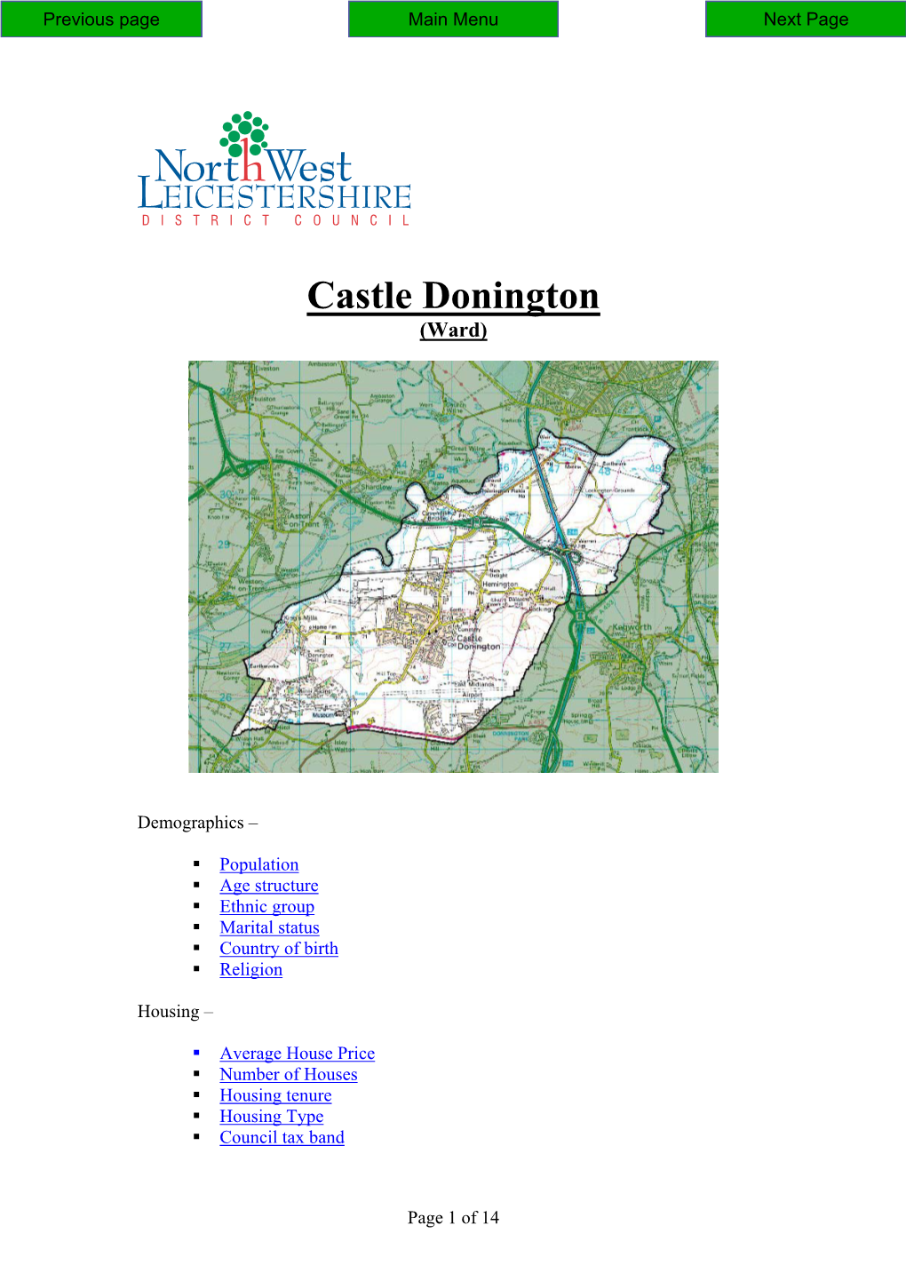 Castle Donington (Ward)