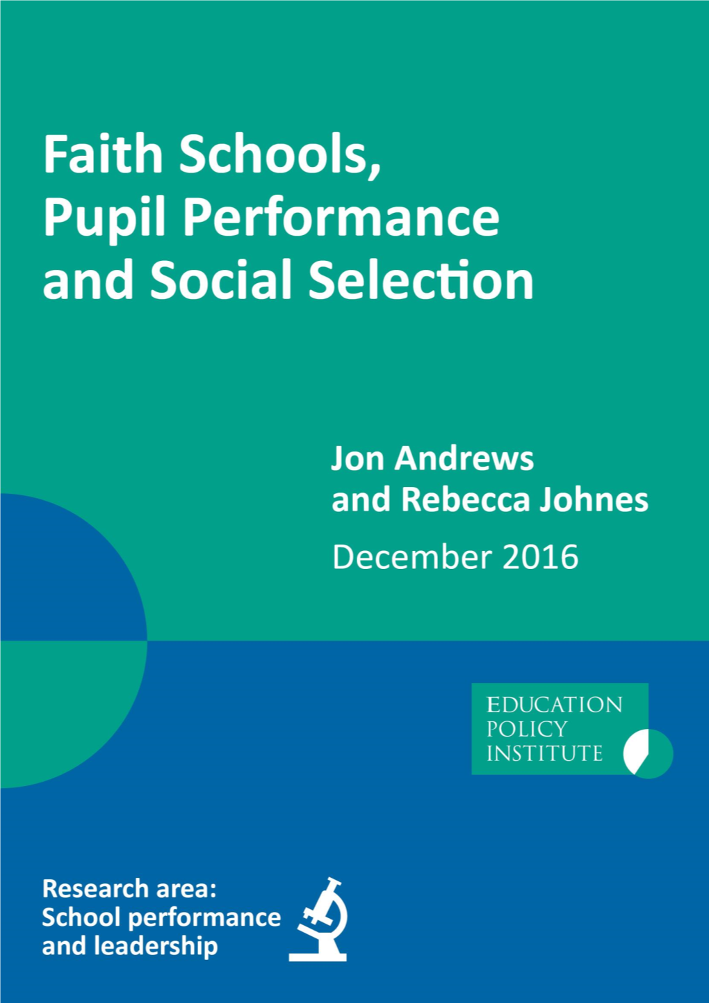 Attainment and Progress in Faith Schools