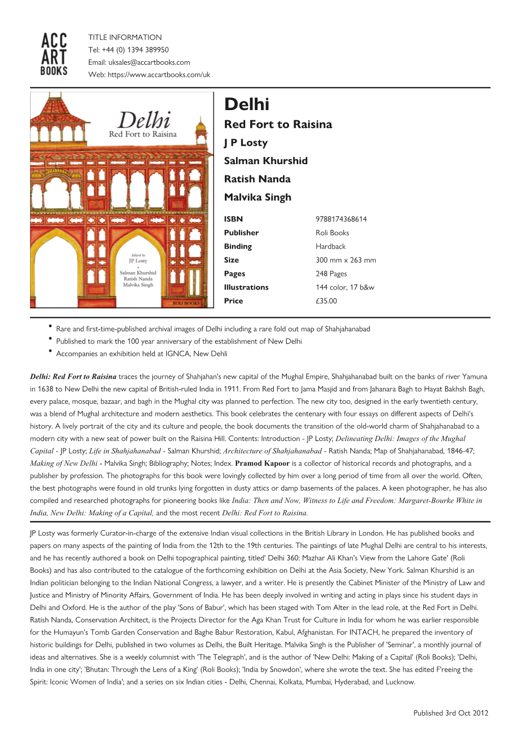 Delhi Datasheet