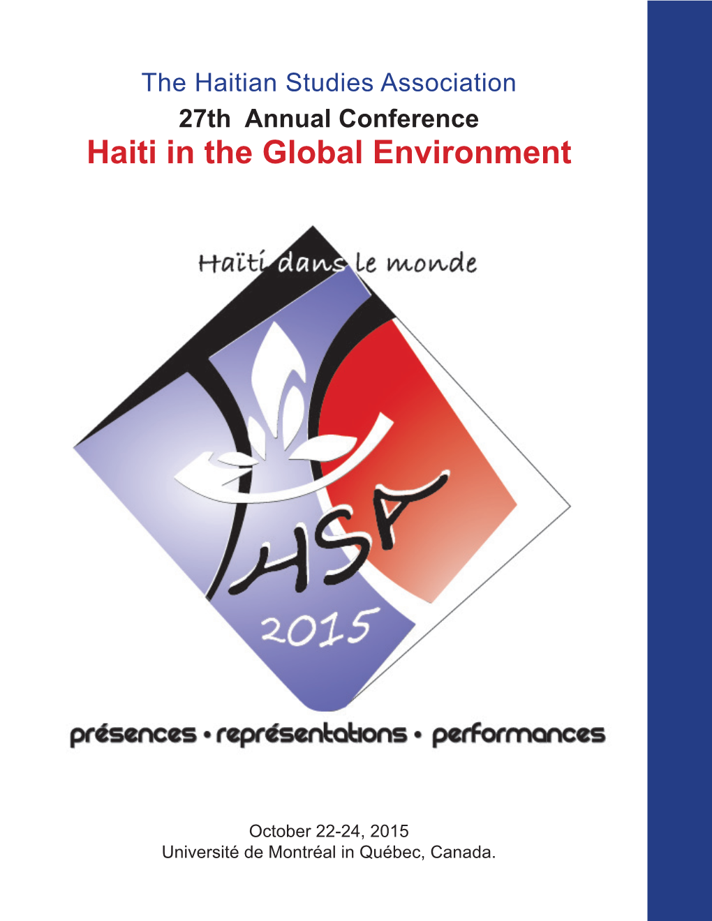 Haiti in the Global Environment