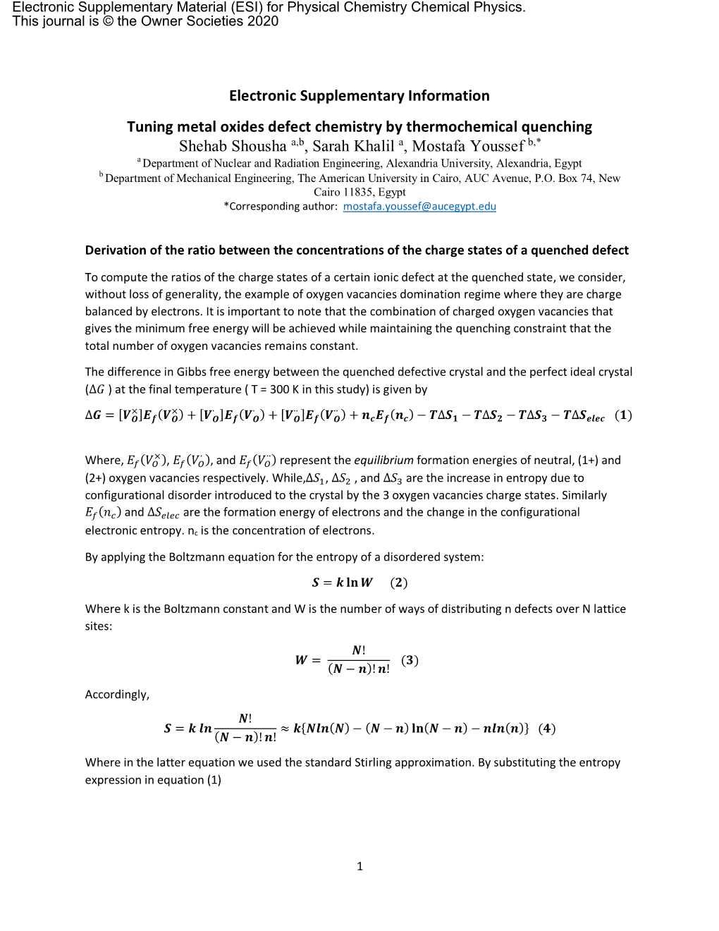 Electronic Supplementary Information Tuning Metal Oxides Defect