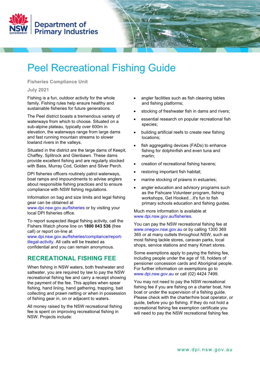 Peel Recreational Fishing Guide