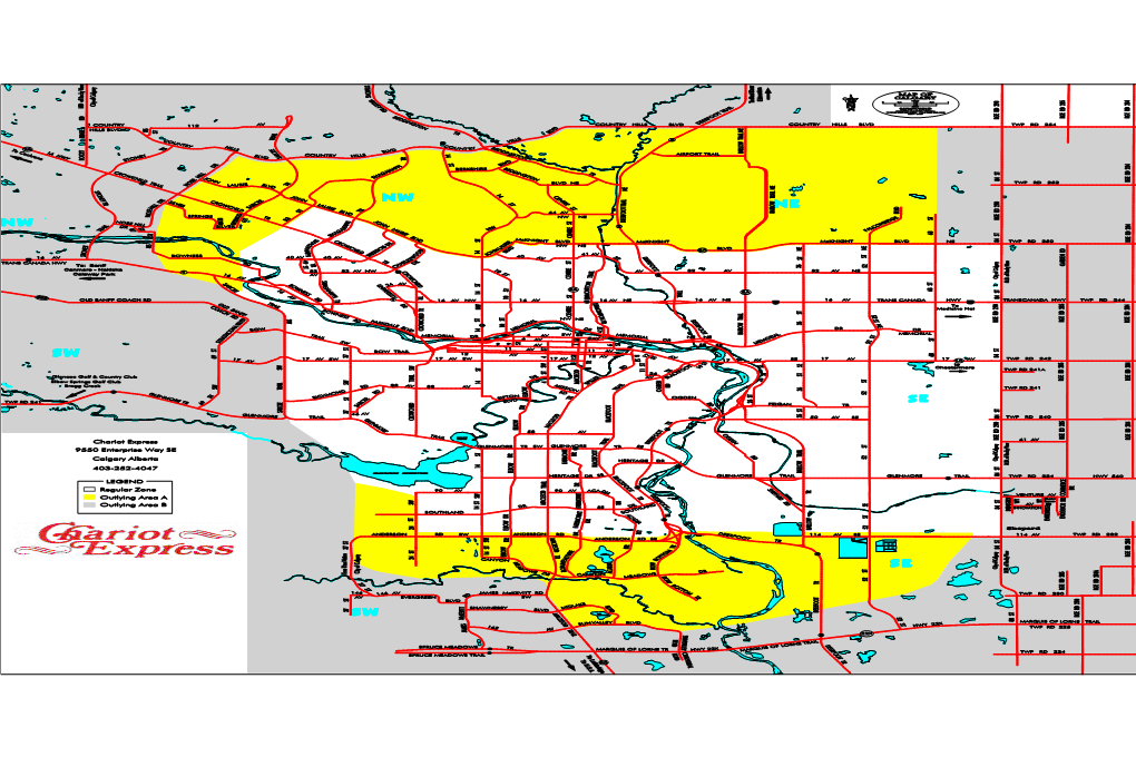 Chariot Express 9550 Enterprise Way SE Calgary Alberta 403-252-4047