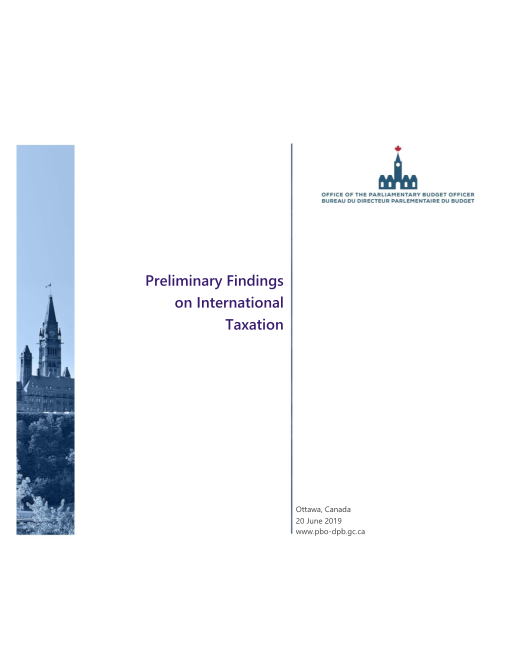 Preliminary Findings on International Taxation.Pdf