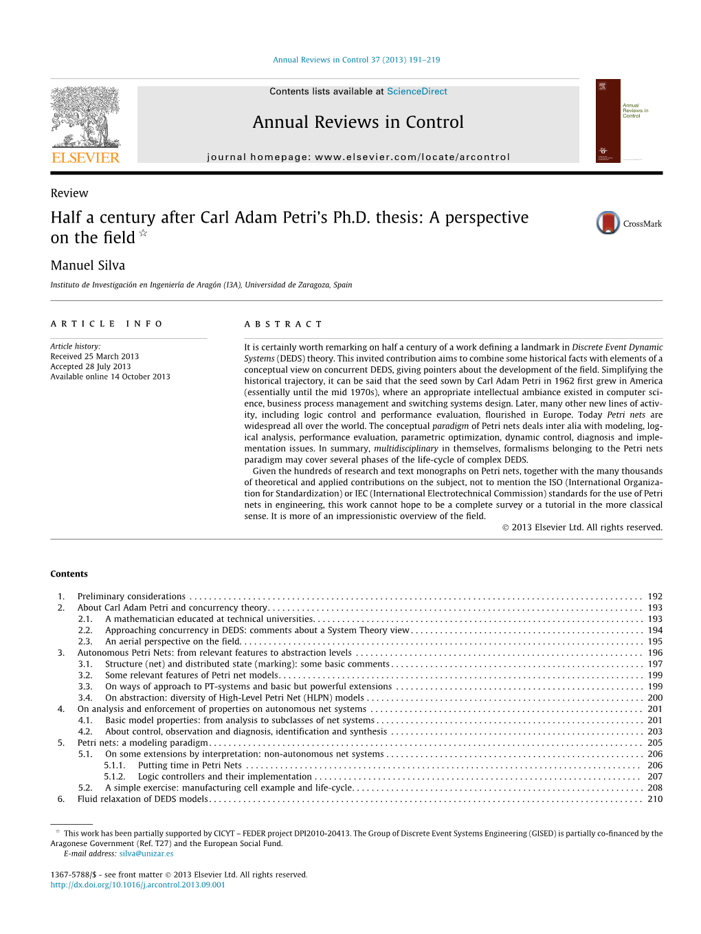 Half a Century After Carl Adam Petriâ€™S Ph.D. Thesis: a Perspective On