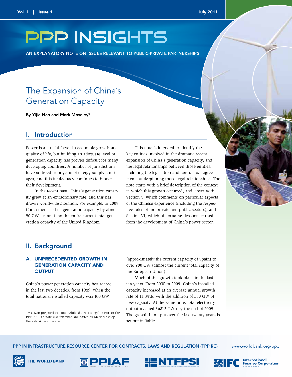 The Expansion of China's Generation Capacity