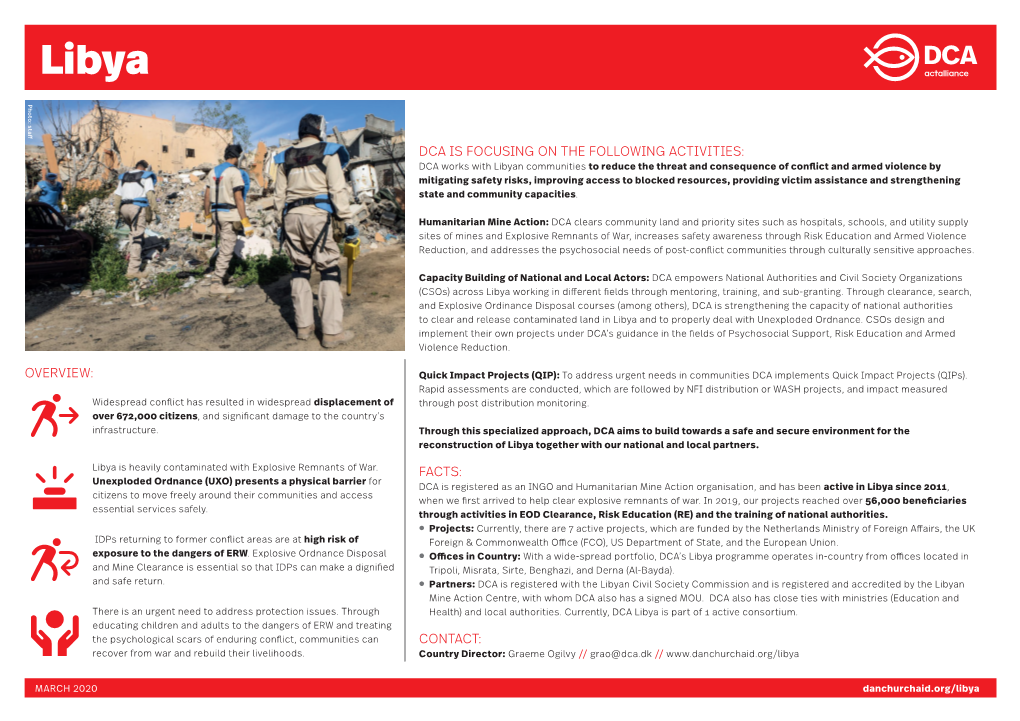 DCA Libya Factsheet