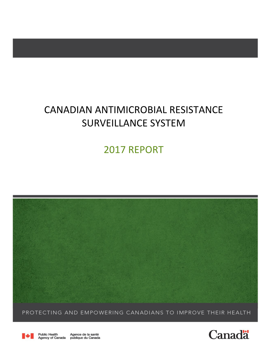 Canadian Antimicrobial Resistance Surveillance System Report