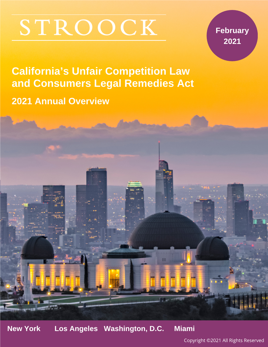 California's Unfair Competition Law and Consumers Legal Remedies