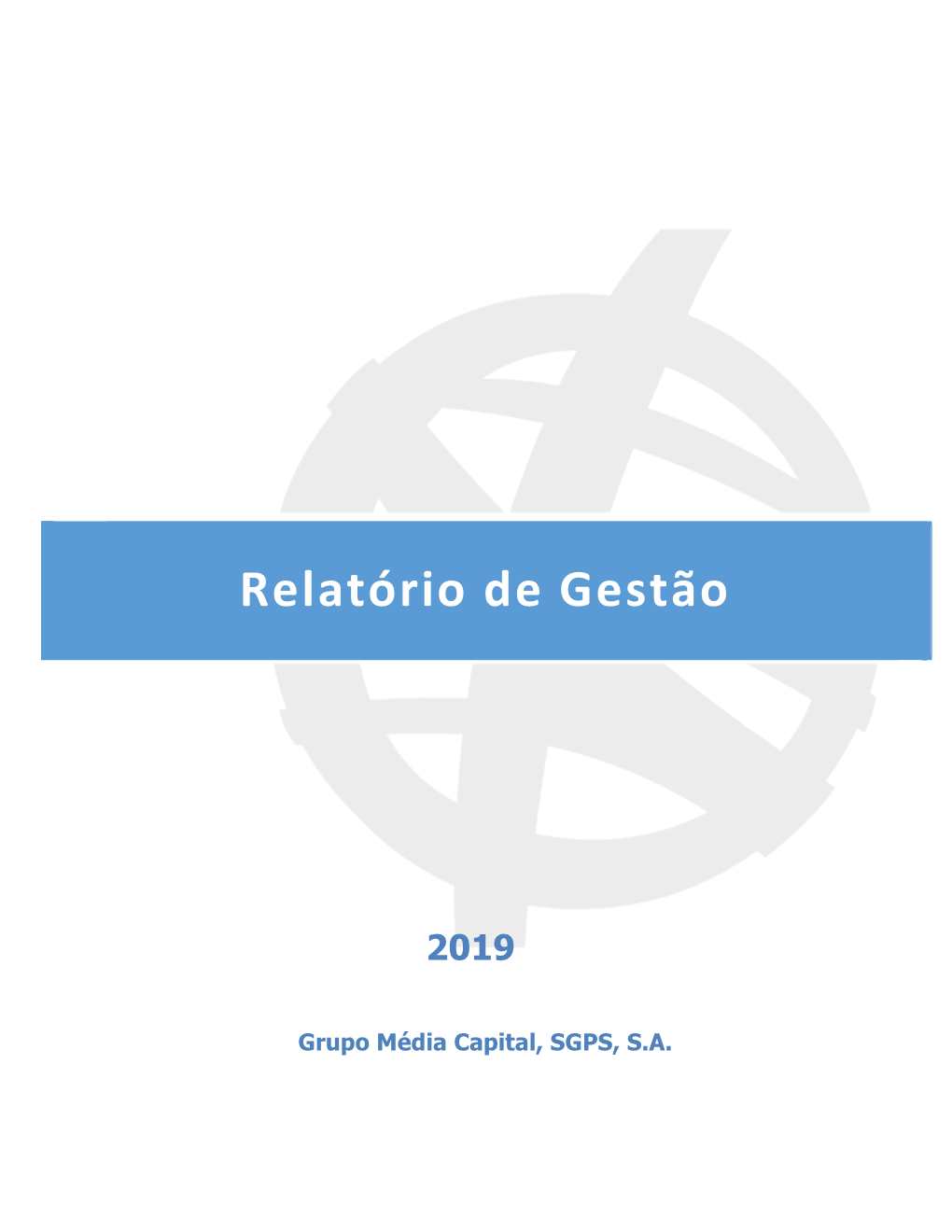 Relatório De Gestão