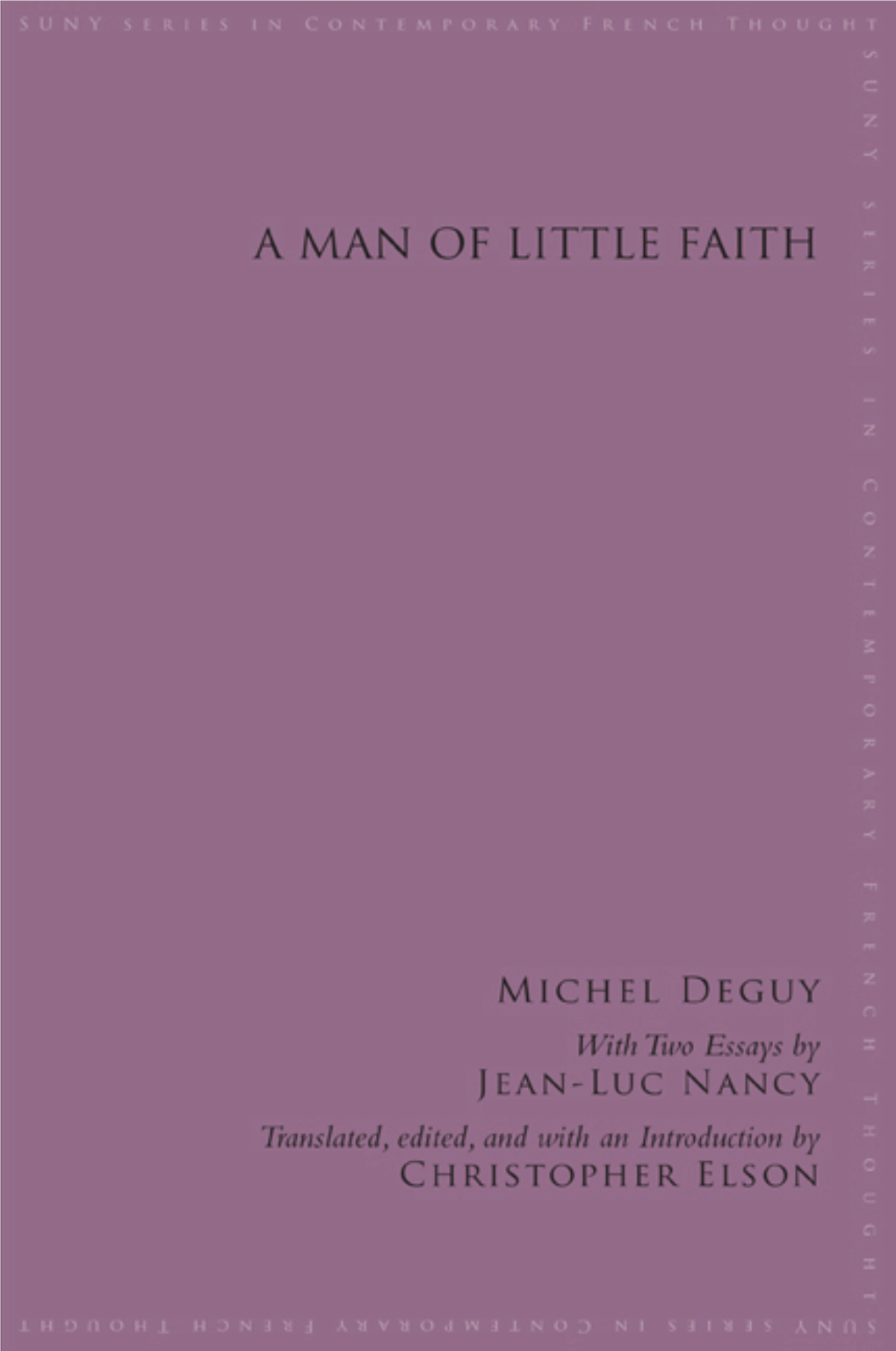 A Man of Little Faith