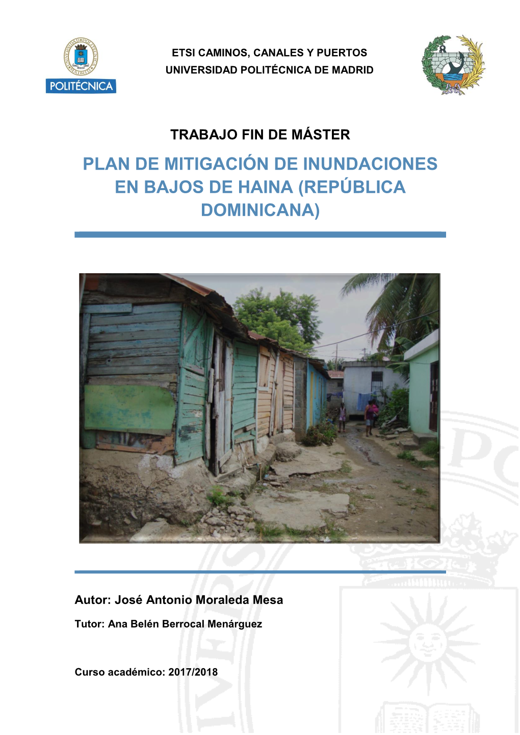 Plan De Mitigación De Inundaciones En Bajos De Haina (República Dominicana)