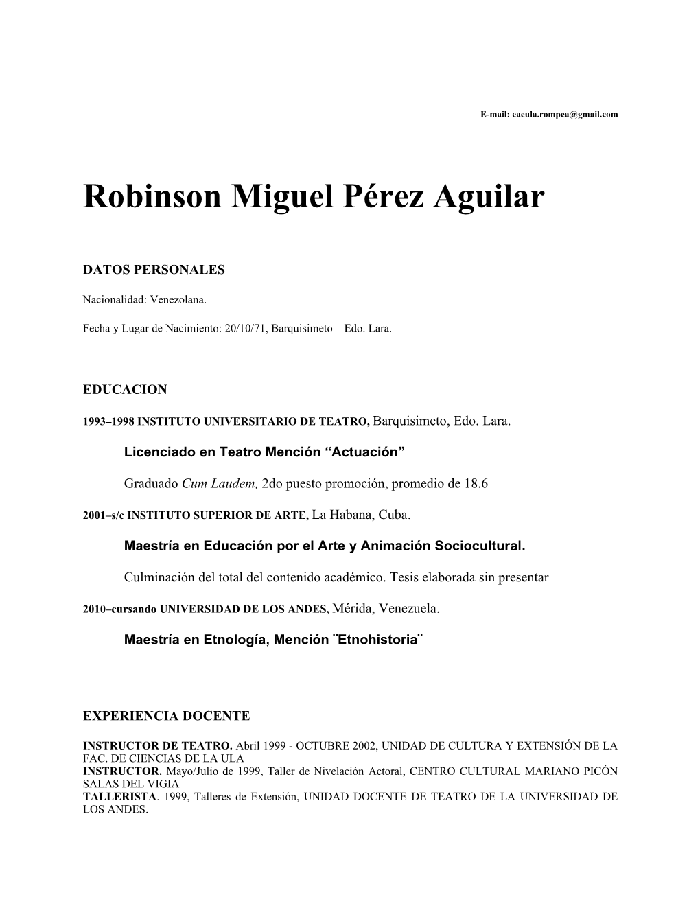 Robinson Miguel Pérez Aguilar