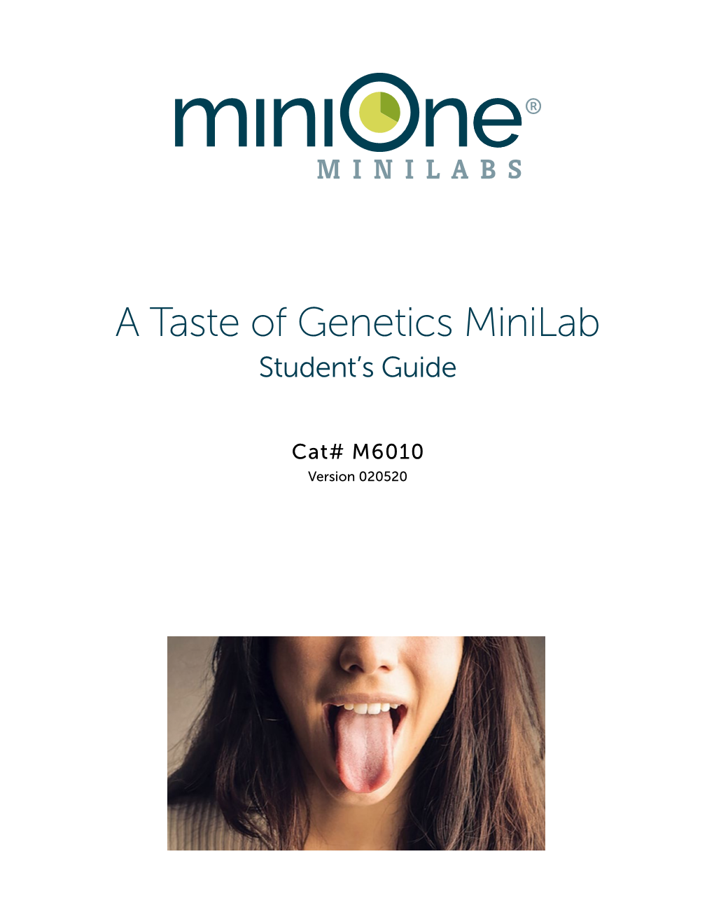 A Taste of Genetics Minilab Student’S Guide