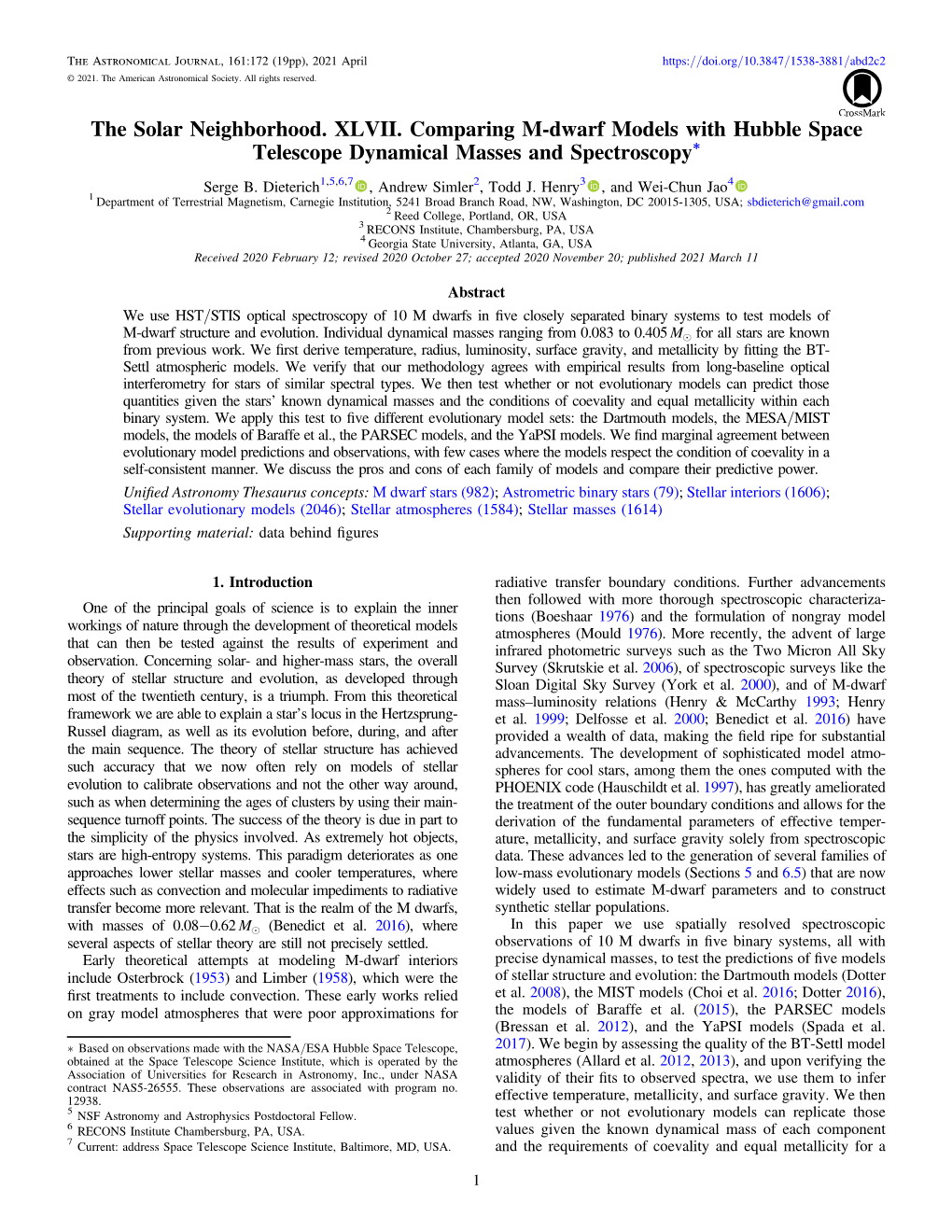 The Solar Neighborhood. XLVII. Comparing M-Dwarf Models with Hubble Space Telescope Dynamical Masses and Spectroscopy*