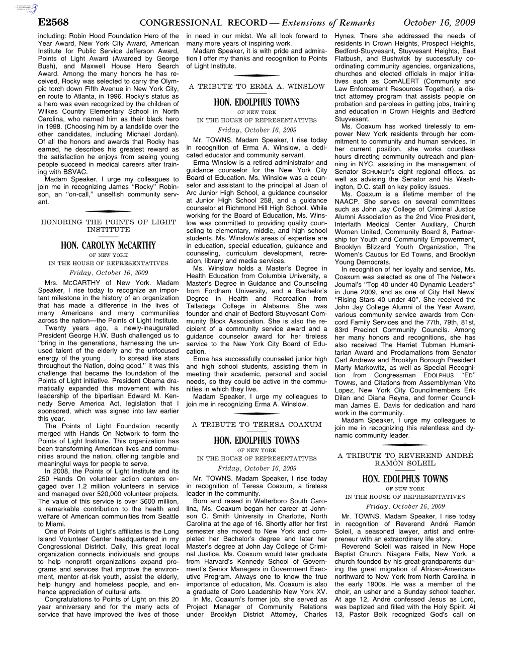 CONGRESSIONAL RECORD— Extensions of Remarks E2568