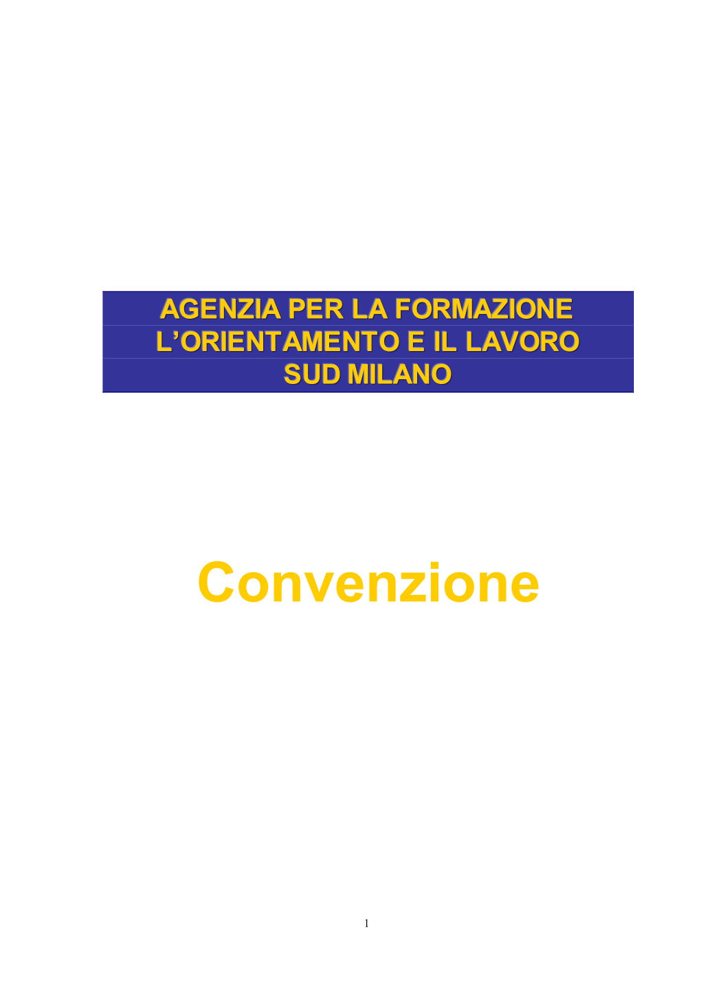 Convenzione AFOL Sud Milano