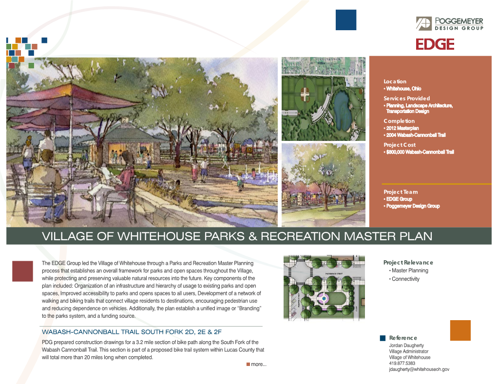 Village of Whitehouse Parks & Recreation Master Plan