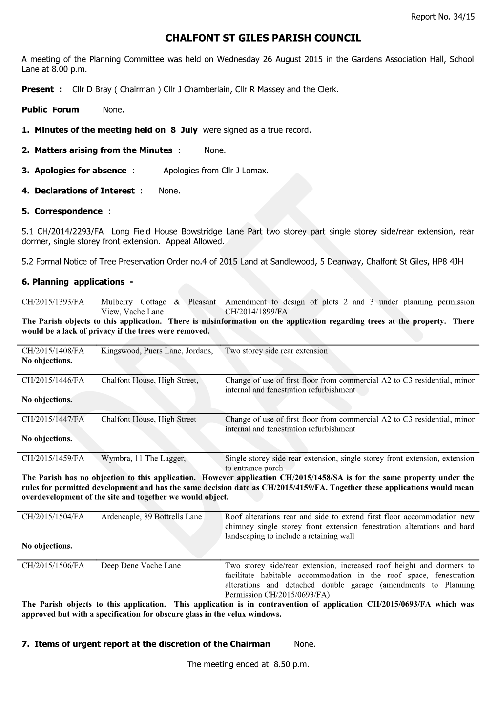 Chalfont St Giles Parish Council s1