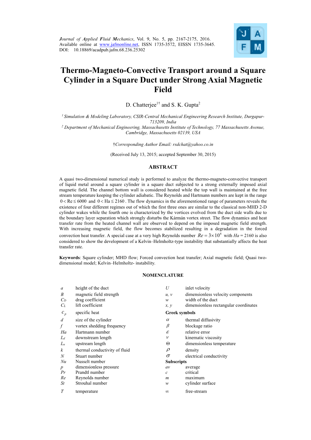 Thermo-Magneto-Convective Transport Around a Square Cylinder in a Square Duct Under Strong Axial Magnetic Field