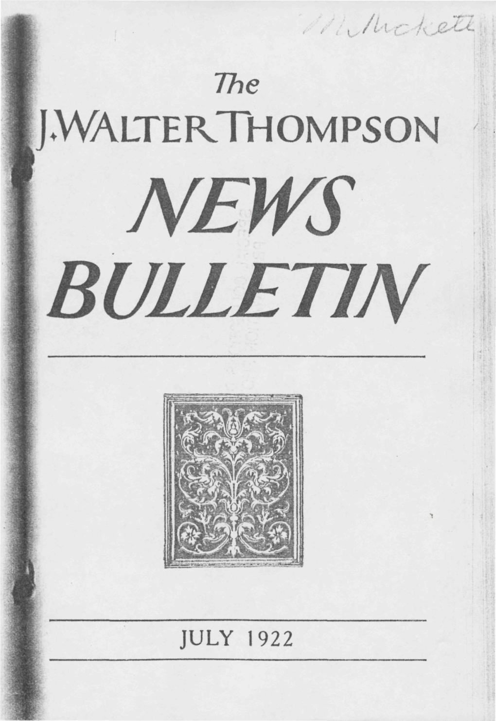Jm^Lterthompson News Bulletin