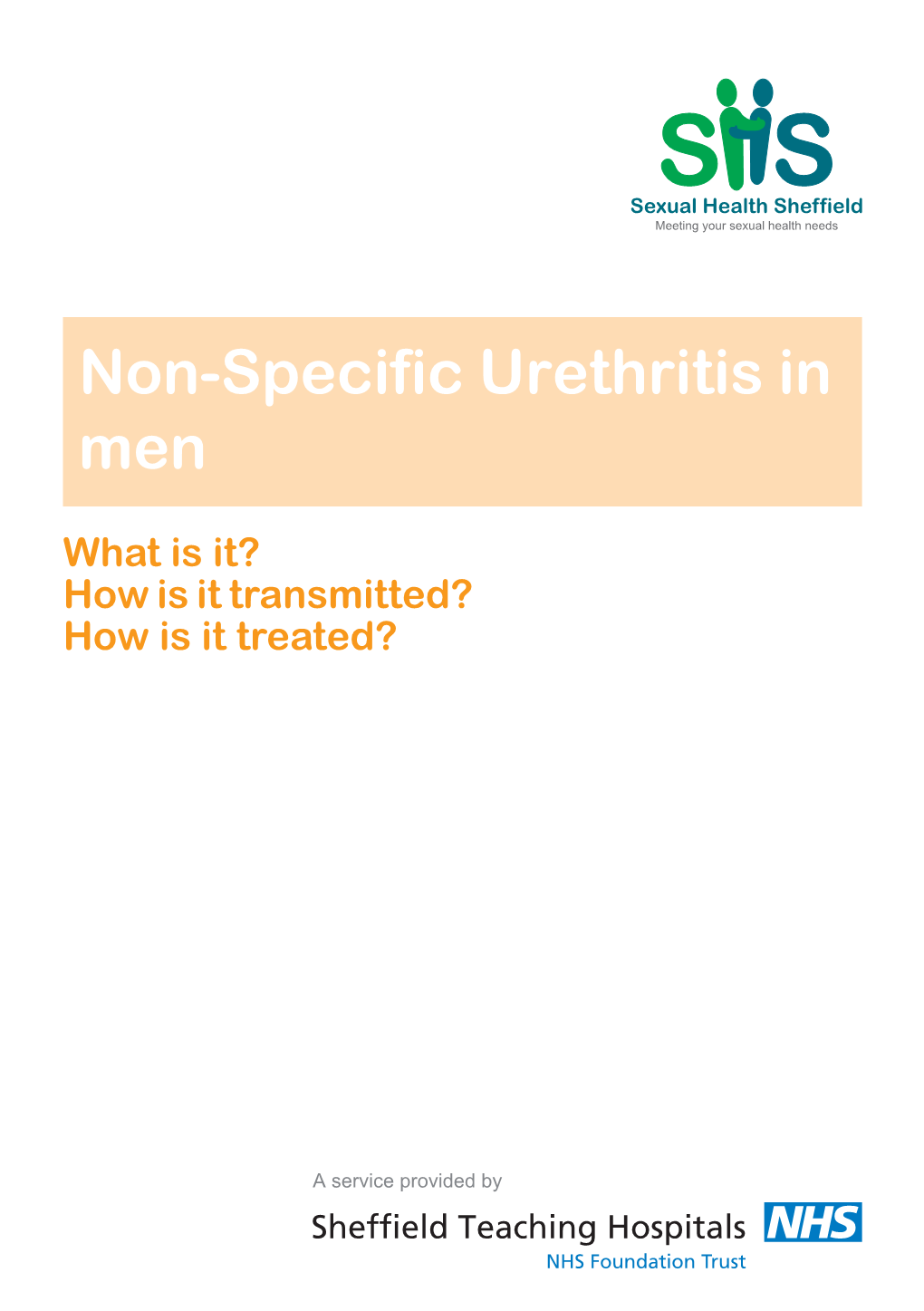 Non-Specific Urethritis in Men