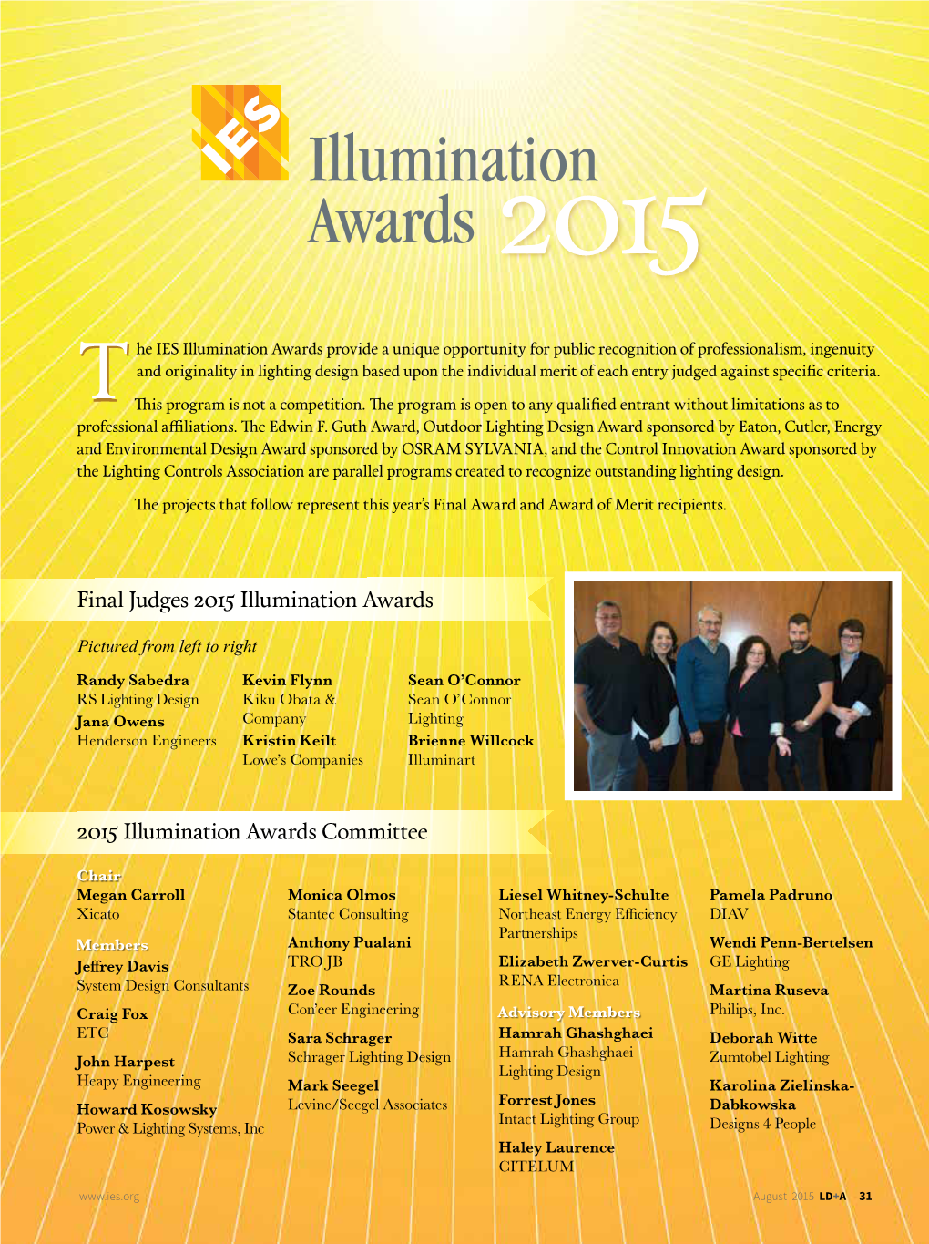 IES Illumination Award