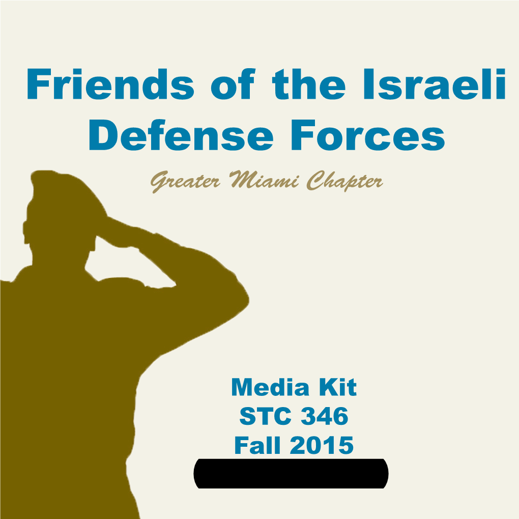 Friends of the Israeli Defense Forces Greater Miami Chapter