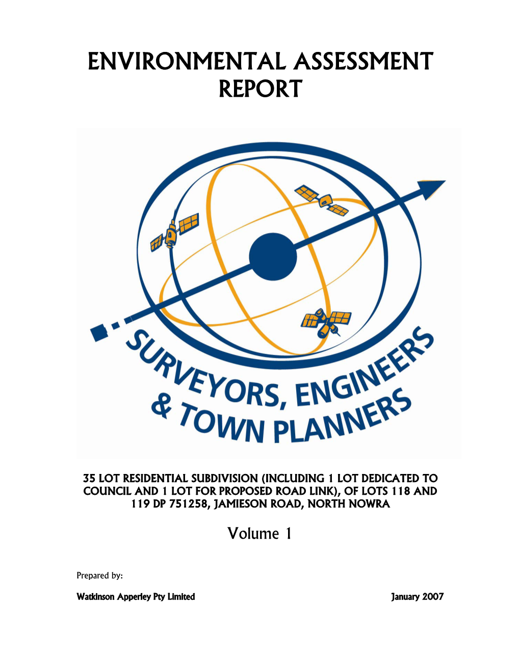 Environmental Assessment Report