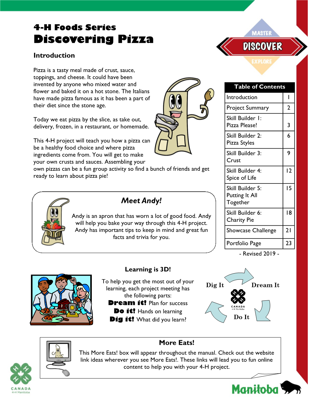 4-H Foods Series Discovering Pizza