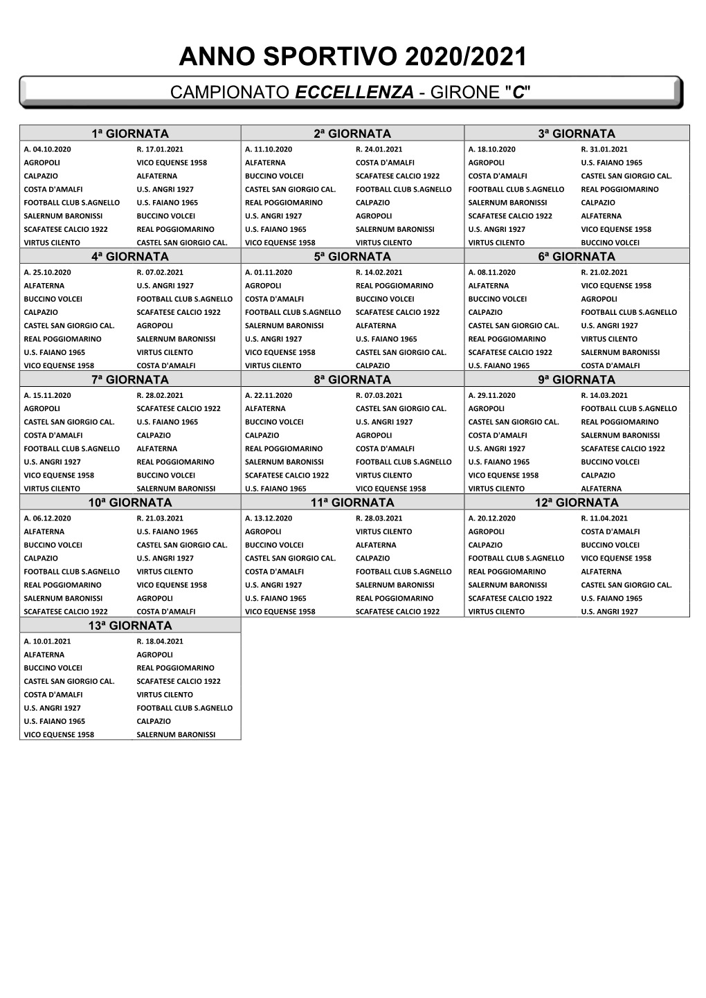 Eccellenza Girone C