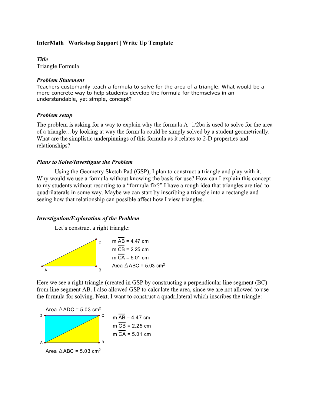 Intermath Workshop Support s2