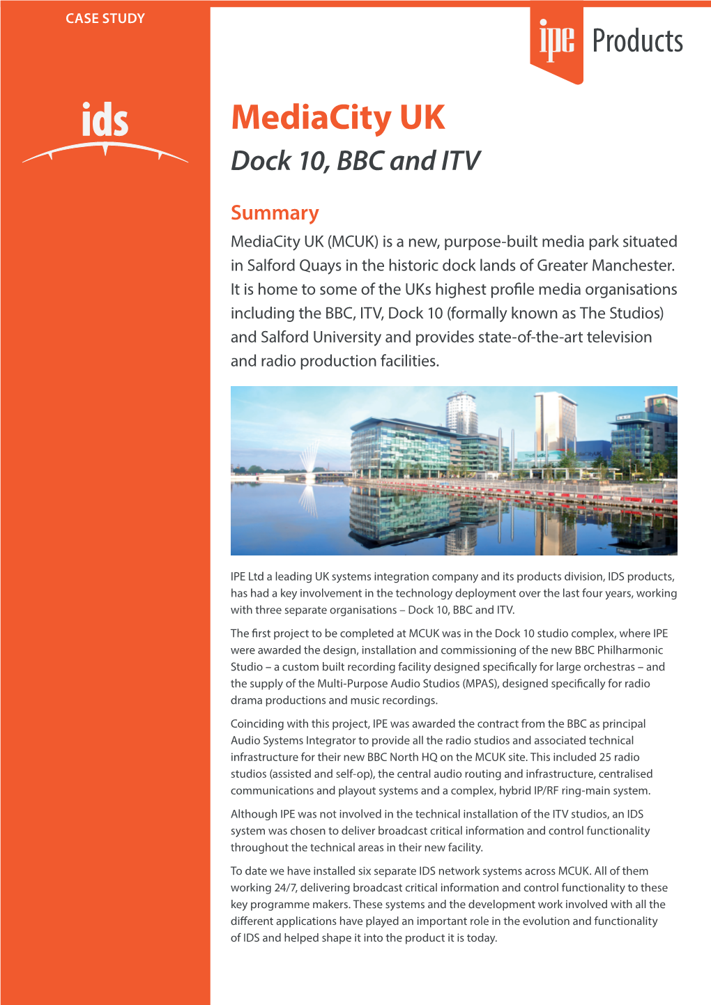 Mediacity UK Dock 10, BBC and ITV