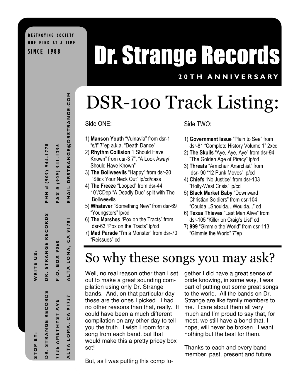 Dr. Strange Records