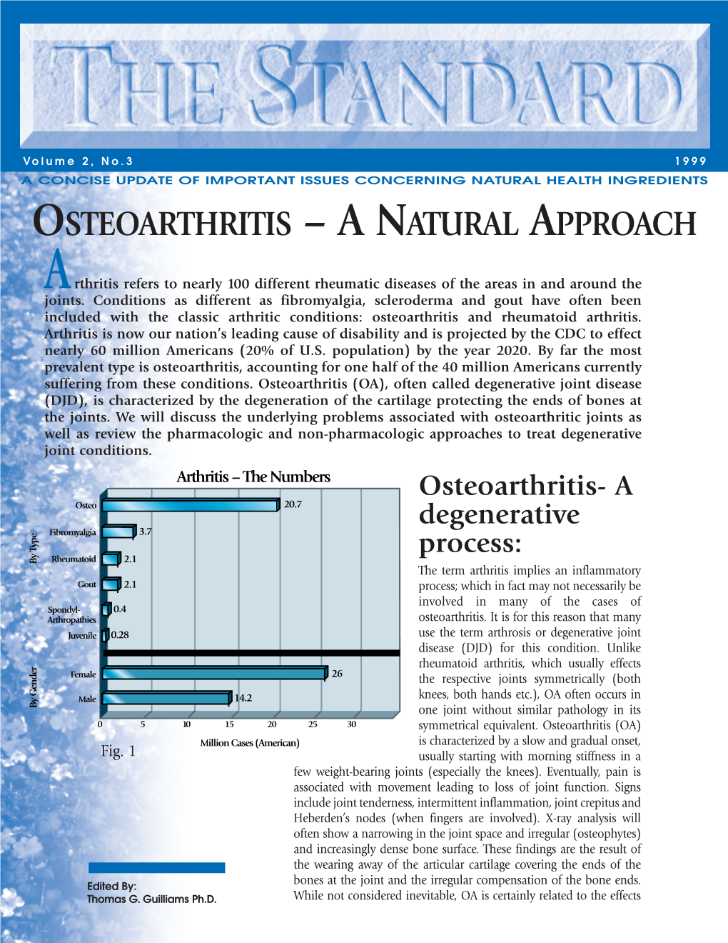 Osteoarthritis – a Natural Approach