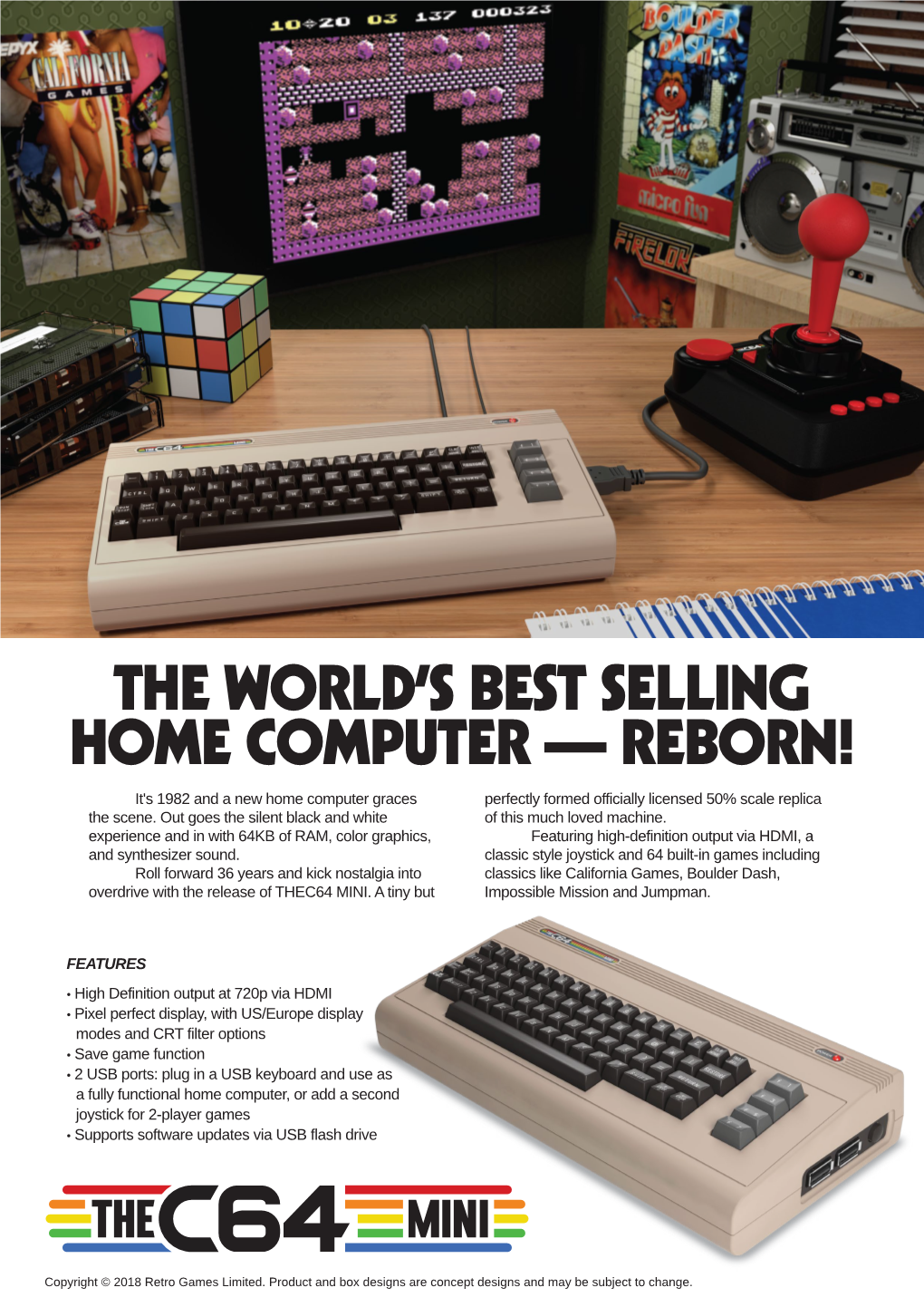 Thec64 Mini Sales Sheet En-Us 2018-06-19