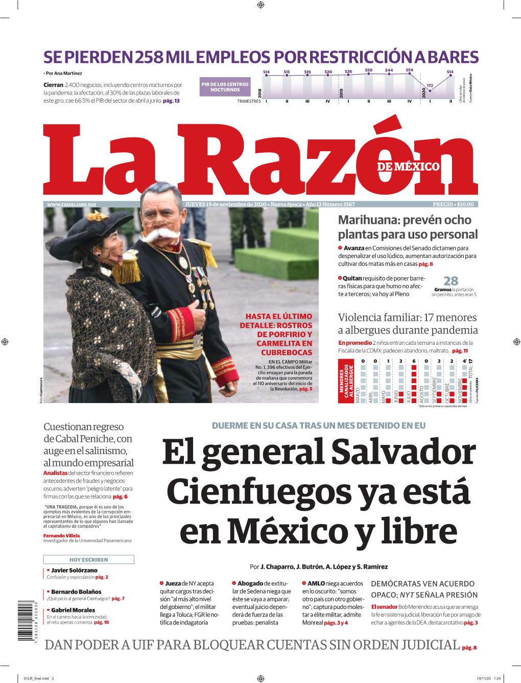 El General Salvador Cienfuegos Ya Está En México Y Libre