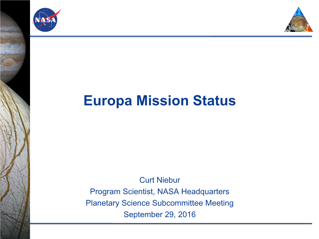 The Europa Clipper Mission