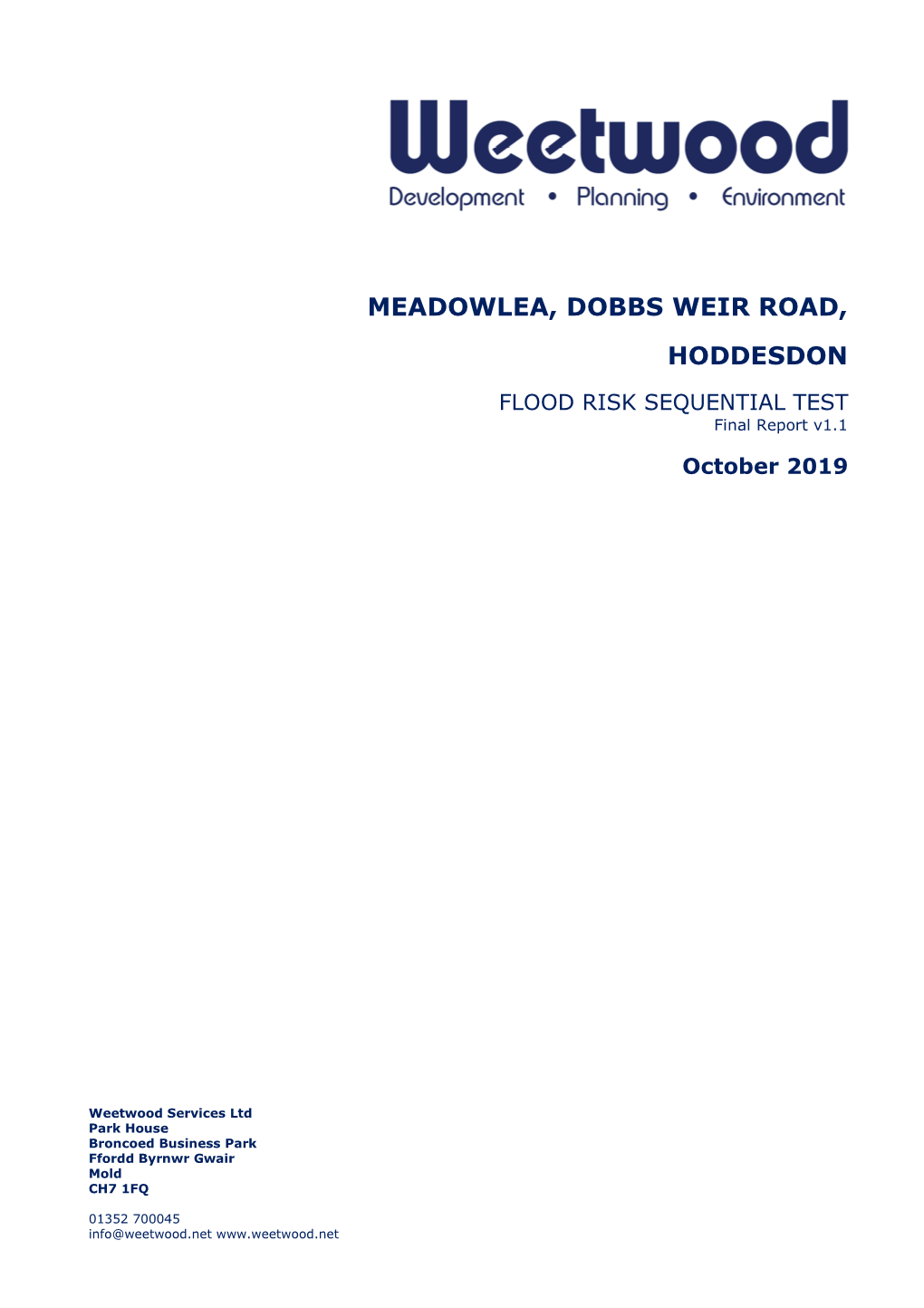 2019-10-21 3954 Flood Risk Sequential Test Final V1.1